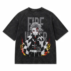 Flame Oversized Tee Back