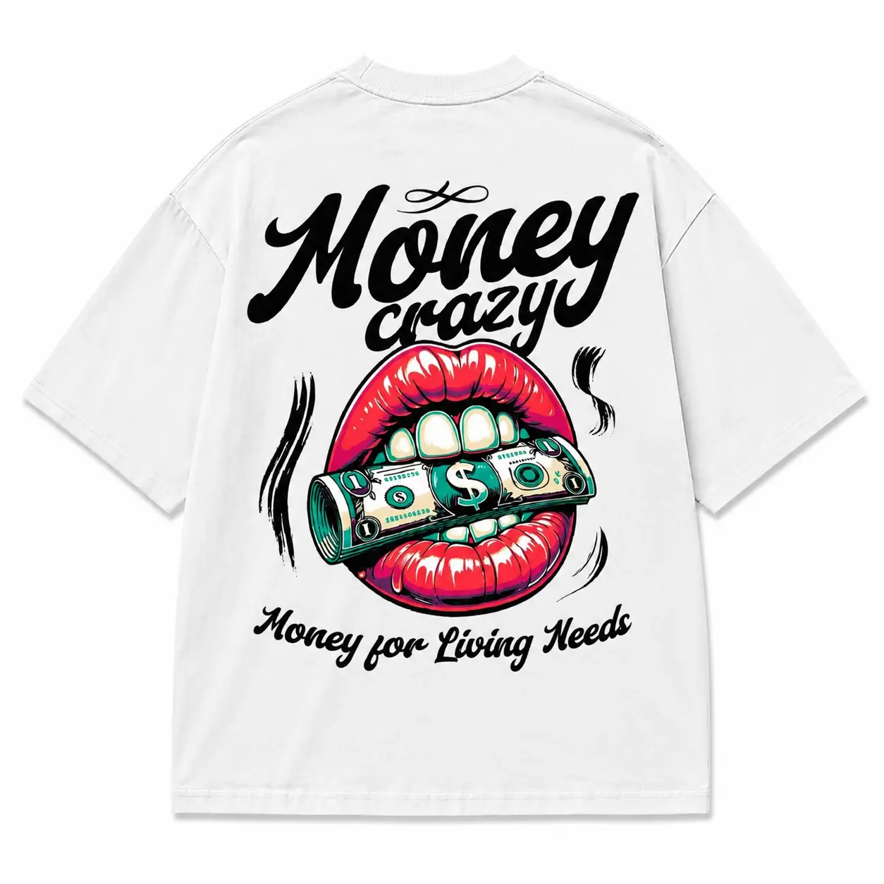Money Crazy Oversized T-Shirt