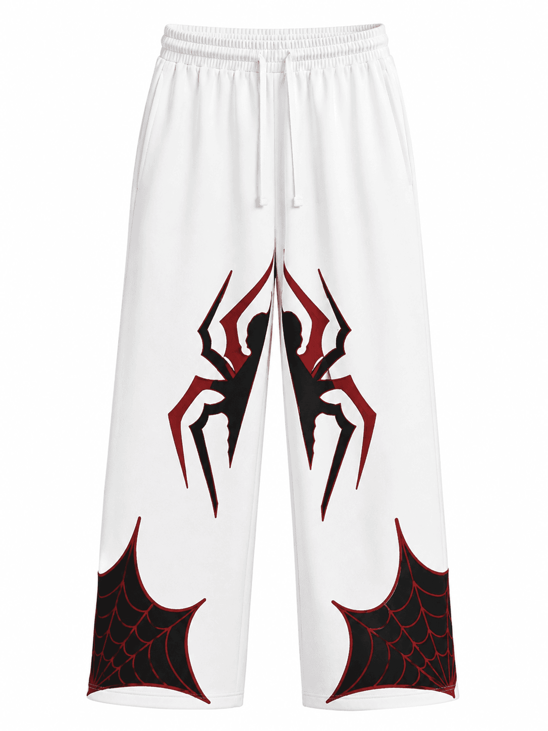 Crimson Web Oversized Sweatpant