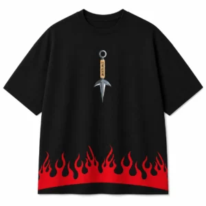 Flame Edge Oversized Tees