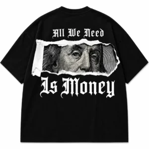 Money-Oversized Graphic tees