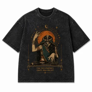 DJ black oversize T shirt