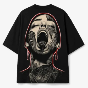 Screaming Serpent Oversized Tees