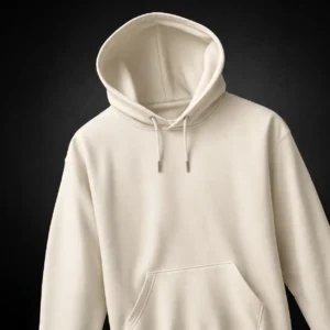 Solid off white hoodie